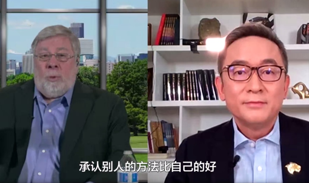 <p>世界黄金协会中国区首席执行官对话苹果公司联合创始人</p>

